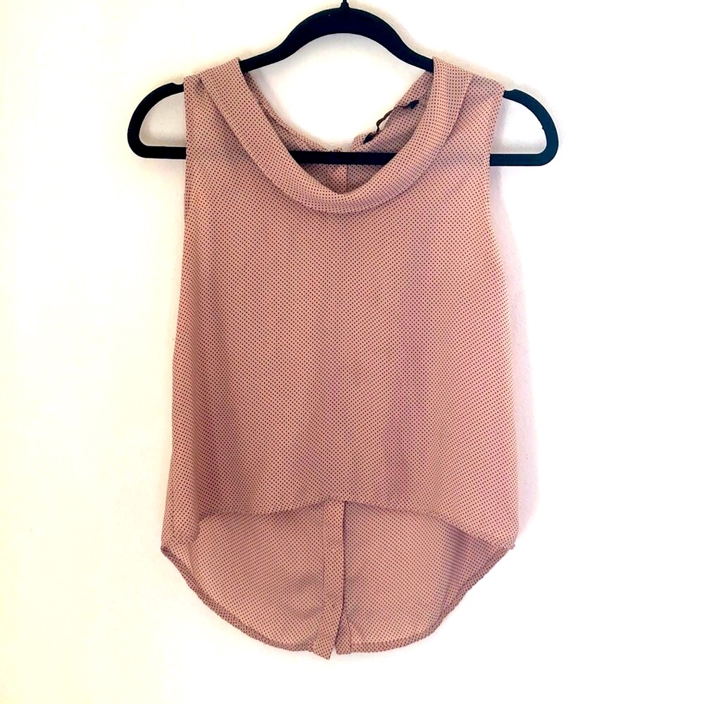 [ZARA] blush dot tank